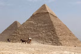 Kim tự tháp Giza, thuộc tỉnh Giza. (Nguồn: Reuters)