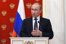 Tổng thống Nga Putin cáo buộc Ukraine âm mưu tấn công vũ trang Crimea. (Nguồn: EPA/TTXVN)