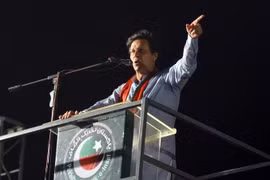 Ông Imran Khan phát biểu tại Karachi. (Nguồn: THX/TTXVN)
