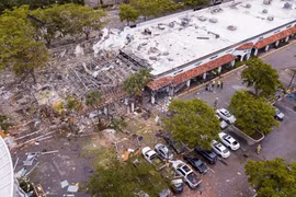 Góc của một tòa nhà bị đổ sập. (Nguồn: miamiherald.com) 