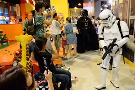 Các nhân vật trong Star Wars rất được hâm mộ (Nguồn: AFP)