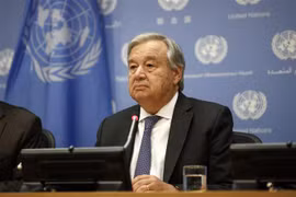 Tổng Thư ký Liên hợp quốc Antonio Guterres. (Nguồn: THX/TTXVN) 