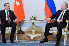 Tổng thống Thổ Nhĩ Kỳ Tayyip Erdogan và người đồng cấp Nga Vladimir Putin. (Nguồn: qantara.de)