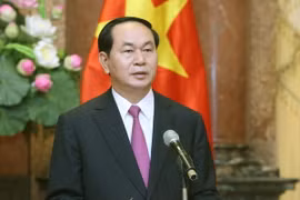 Chủ tịch nước Trần Đại Quang. (Ảnh: Nhan Sáng/TTXVN)