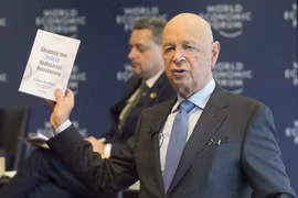 Ông Klaus Schwab. (Nguồn: THX/TTXVN) 
