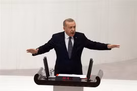 Tổng thống Thổ Nhĩ Kỳ Recep Tayyip Erdogan. (Nguồn: THX/TTXVN) 