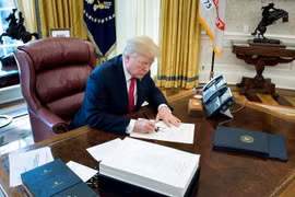 Tổng thống Mỹ Donald Trump. (Nguồn: AFP/TTXVN)