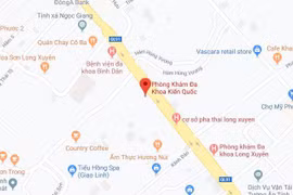 Vị trí Phòng khám Đa khoa Kiến Quốc. (Nguồn: Google Maps) 