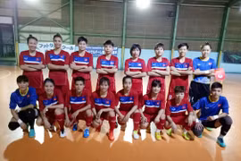 Đội tuyển Futsal nữ Việt Nam. (Nguồn: vff.org.vn)