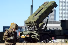 Một đơn vị tên lửa Patriot của Nhật Bản. (Ảnh: GettyImages)