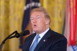 Tổng thống Mỹ Donald Trump. (Nguồn: EPA/TTXVN)