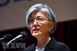 Ngoại trưởng Hàn Quốc Kang Kyung Wha. (Nguồn: AFP/TTXVN) 