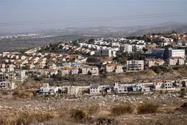 Quang cảnh khu định cư Revava của Israel ở Bờ Tây, ngày 19/11/2019. (Nguồn: AFP/TTXVN) 