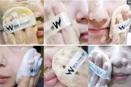 Một miếng mút rửa mặt của Wish Formula có giá 7.900 won (khoảng 160.000 đồng). (Nguồn: wishformula.com)
