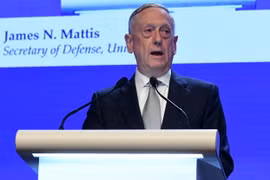 Bộ trưởng Quốc phòng Mỹ James Mattis. (Nguồn: AFP/TTXVN)