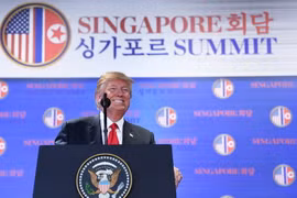 Tổng thống Mỹ Donald Trump. (Nguồn: TTXVN)