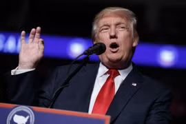 Ông Donald Trump tại một sự kiện ở Hershey (Mỹ) ngày 15/12. (Nguồn: AP/TTXVN)
