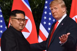 Tổng thống Mỹ Donald Trump và Nhà lãnh đạo Triều Tiên. (Nguồn: AFP/Getty Images)