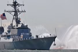 Tàu USS Nitze. (Nguồn: Reuters)