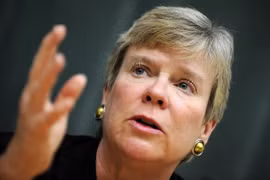 Bà Rose Gottemoeller phát biểu tại Moskva, Nga. (Nguồn: AFP/TTXVN)