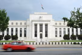 Trụ sở Cục dự trữ Liên bang Mỹ ở Washington, DC. (Nguồn: AFP/TTXVN) 