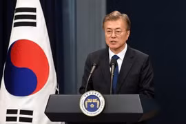 Tân Tổng thống Hàn Quốc Moon Jae-in. (Nguồn: AFP/TTXVN)