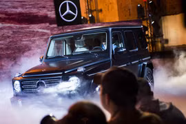 Mẫu xe Mercedes-Benz G550 2019 tại triển lãm. (Nguồn: mlive.com)