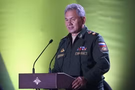 Bộ trưởng Quốc phòng Nga Sergei Shoigu. (Nguồn: EPA/TTXVN)