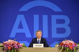 Chủ tịch AIIB Kim Lập Quần. (Nguồn: THX/TTXVN)