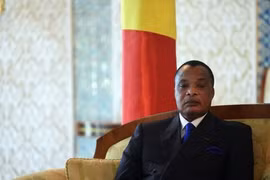 Tổng thống Cộng hòa Congo Denis Sassou Nguesso. (Nguồn: AFP)