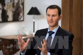 Tổng thống Syria Bashar al-Assad. (Nguồn: AFP/TTXVN)