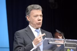 Tổng thống Colombia Juan Manuel Santos. (Nguồn: AFP/TTXVN)
