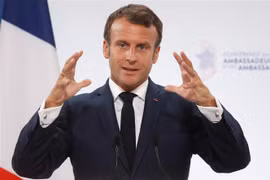 Tổng thống Pháp Emmanuel Macron. (Nguồn: AFP/TTXVN) 