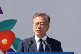 Tổng thống Hàn Quốc Moon Jae-in. (Nguồn: Kyodo/TTXVN)