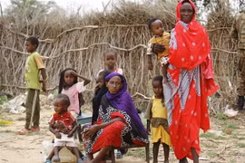Người dân Nam Sudan tại trại tị nạn Al-Nimir, Đông Darfur, Sudan ngày 15/8/2018. (Nguồn: AFP/TTXVN) 