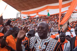 Tổng thống Burkina Faso Roch Marc Kabore. (Nguồn: AP)