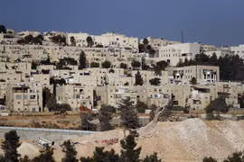 Khu định cư Do thái Ramat Shlomo ở Đông Jerusalem ngày 25/10/2017. (Nguồn: AFP/TTXVN)