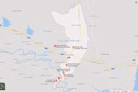 Bản đồ khu vực xảy ra vụ tai nạn. (Nguồn: Google Maps)