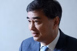 Ông Abhisit Vejjajiva, cựu Thủ tướng Thái Lan. (Nguồn: Nikkei)
