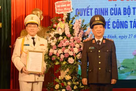 Công bố quyết định bổ nhiệm Giám đốc Công an tỉnh Nam Định