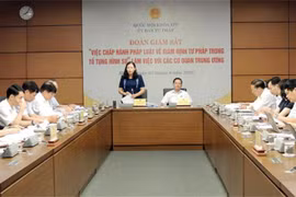 Toàn cảnh phiên họp. (Nguồn: quochoi.vn)