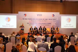 Quang cảnh Hội nghị Thượng đỉnh Kinh doanh Việt Nam-Hoa Kỳ 2019, ngày 10/5. (Ảnh: Vũ Sinh/TTXVN)