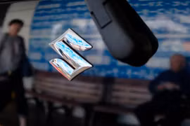 Logo xe Suzuki. (Nguồn: Cnet)