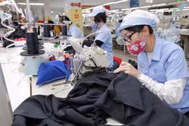Dệt may là một trong những mặt hàng xuất khẩu chính của Việt Nam sang Liên bang Nga. (Ảnh: Trần Việt/TTXVN)