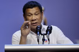 Tổng thống Philippines Rodrigo Duterte. (Nguồn: AP/TTXVN)