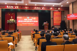 Hội nghị triển khai công tác Kiểm toán Nhà nước năm 2021, ngày 5/1. (Ảnh: PV/Vietnam+)