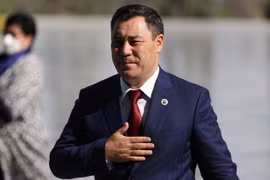 Tổng thống Kyrgyzstan Sadyr Japarov. (Ảnh: AFP/TTXVN)