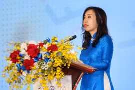 Thứ trưởng Bộ Ngoại giao Lê Thị Thu Hằng. (Ảnh: Tuấn Đức/TTXVN)