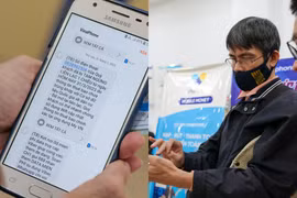 Ông Quang Thanh, Hà Nội, cho biết thuê bao của mình bị khóa chiều gọi đi từ sáng nay vì chưa chuẩn hóa thông tin. (Ảnh: Minh Sơn/Vietnam+)