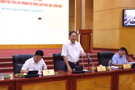 Thứ trưởng Lê Minh Ngân phát biểu khai mạc Hội thảo. (Nguồn: Báo Tài nguyên và Môi trường)